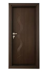 ABS Door - Dark Brown Wave Design