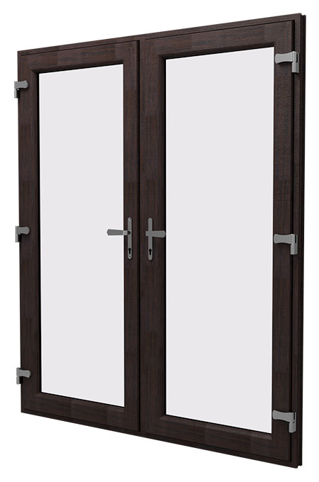 Dark Oak uPVC Door