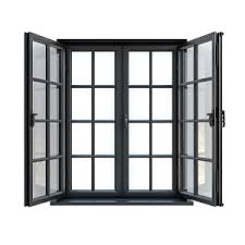 Modern Black uPVC Casement Window Installation Padappai