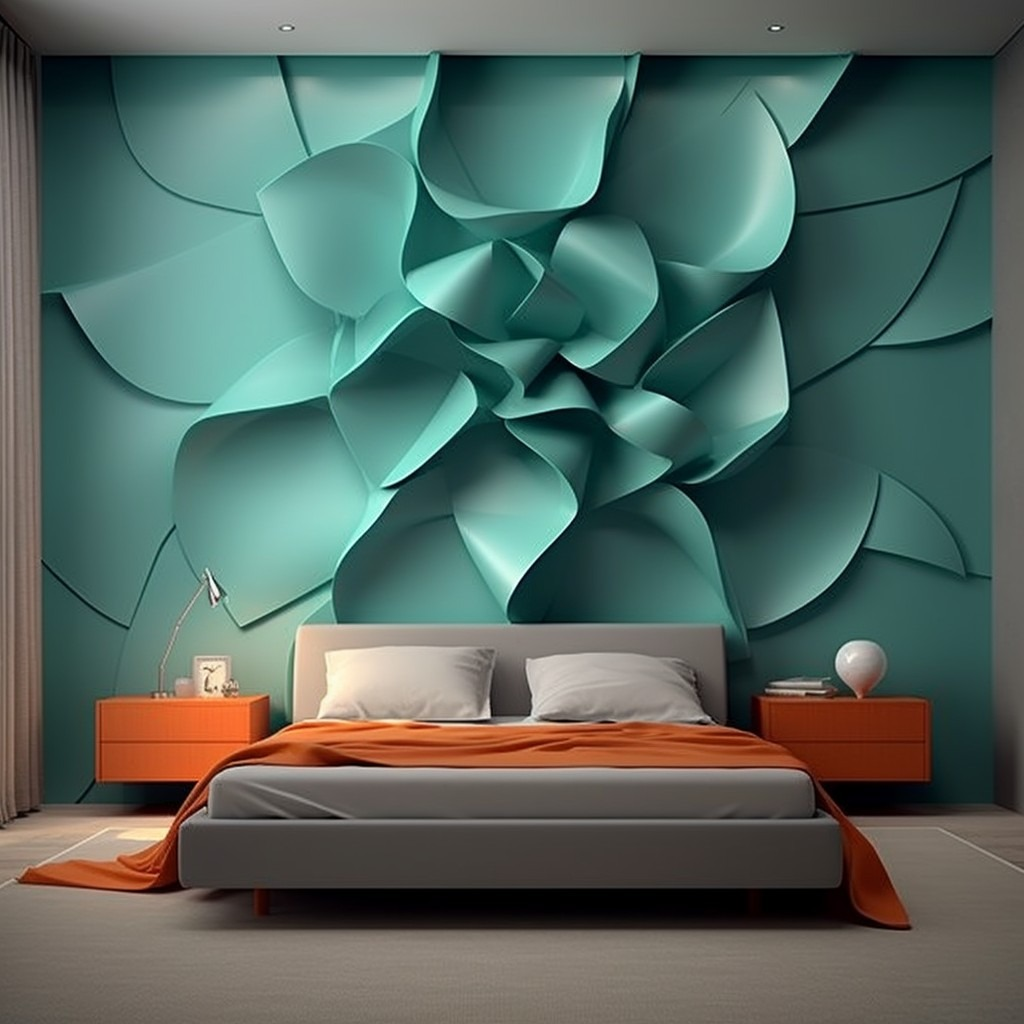 3D Petal Wall Texture