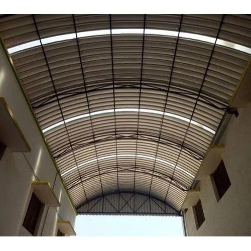 Curved Metal Canopy