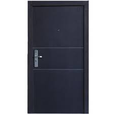 Steel Door - Dark Blue Panel