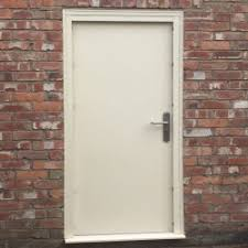 Steel Door - Cream Solid