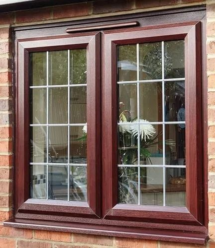 Wooden Finish UPVC Windows Padappai